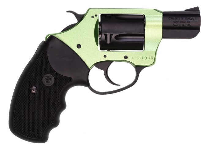 CHARTER ARMS SHAMROCK .38 SPL. ALUMINUM 5 SHOT 2IN FIXED STANDARD GREEN BLACK PASSIVATE 53844 - Win Repeating Arms Promotion